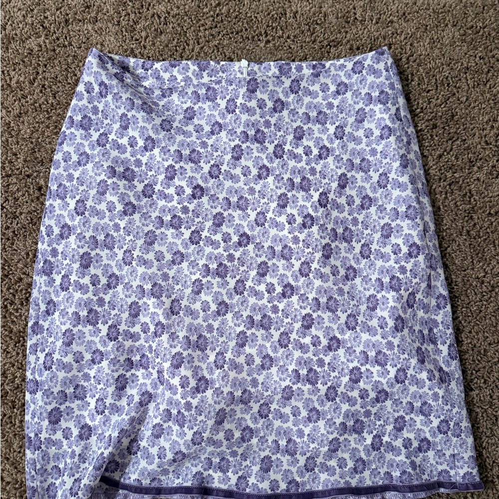 Guess Purple and White Skirt